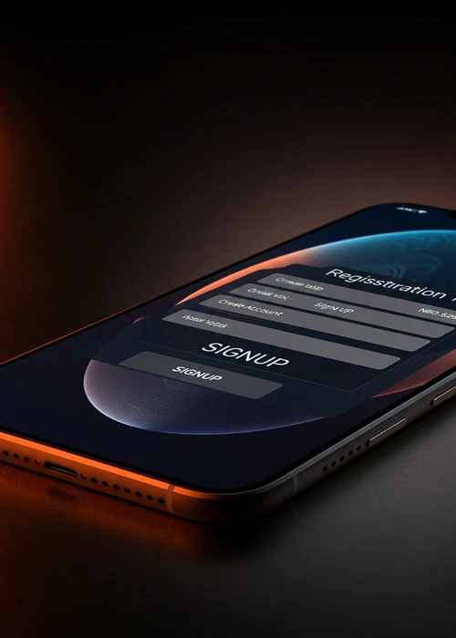 Registrierungsformular bei Cleobetra Casino, das zur schnellen und sicheren Kontoeröffnung einlädt